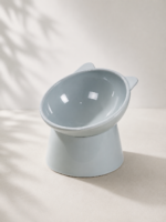 Comedouro para Gatos Elevado e Ergonômico Grey