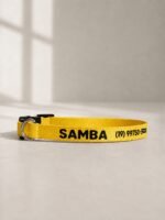 Coleira para gato com nome personalizado para identificação | Coleira Gato Anti enforcamento Com Nome- gema