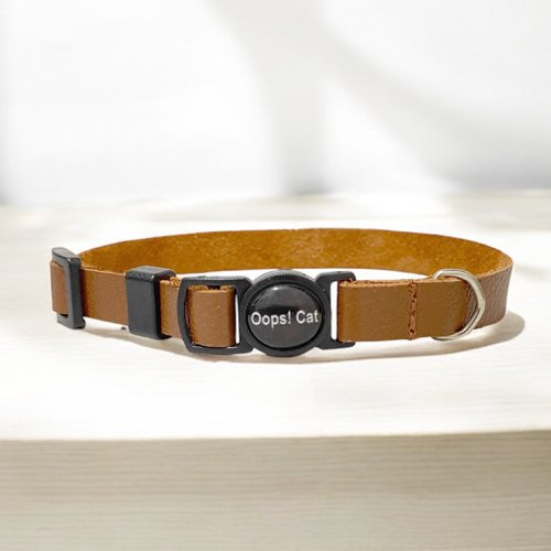 Coleira anti-enforcamento para gatos couro Whiskey