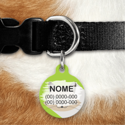 plaquinha Identificação gato